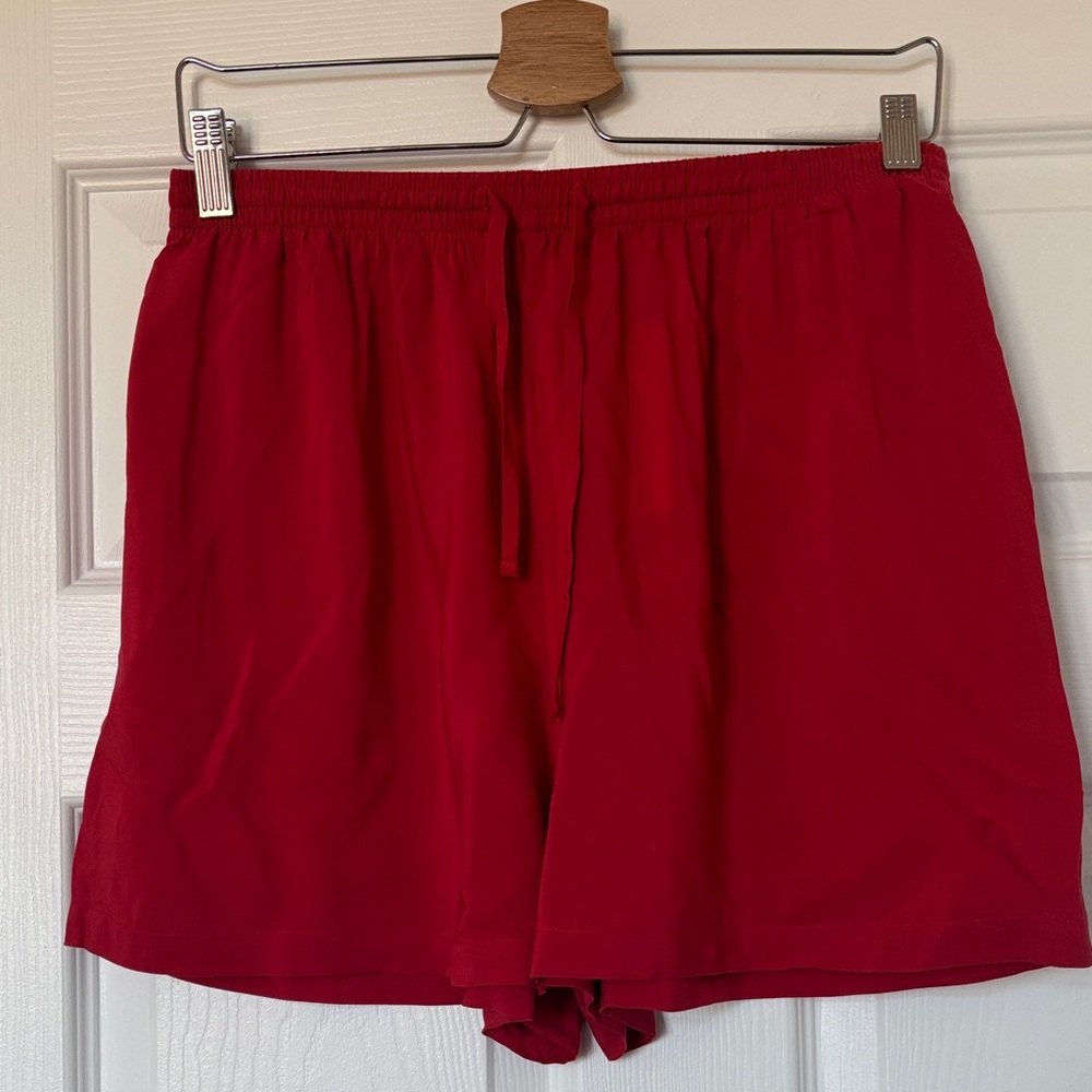 Red Calzedonia beach cover-up short - size M